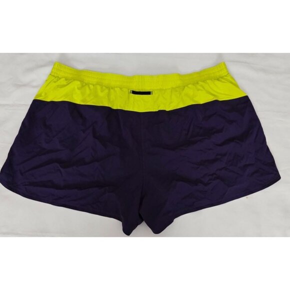 Champion Women's Purple/Yellow VAPOR Performance Athletic Running Shorts Size 4X - Picture 4 of 11